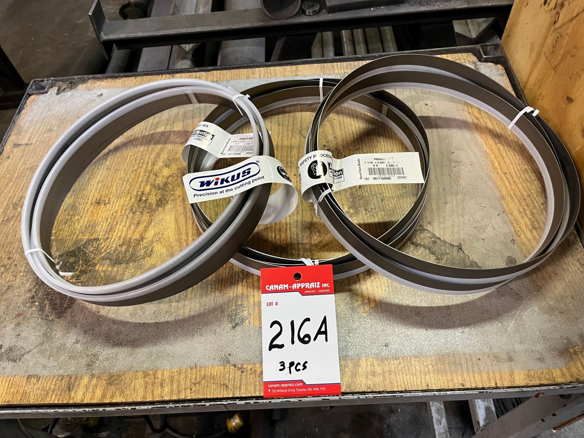 LOT OF BANDSAW BLADES