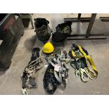 LOT OF SAFETY HARNESSES, ETC.