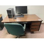 OFFICE FURNITURE W/ COMPUTER