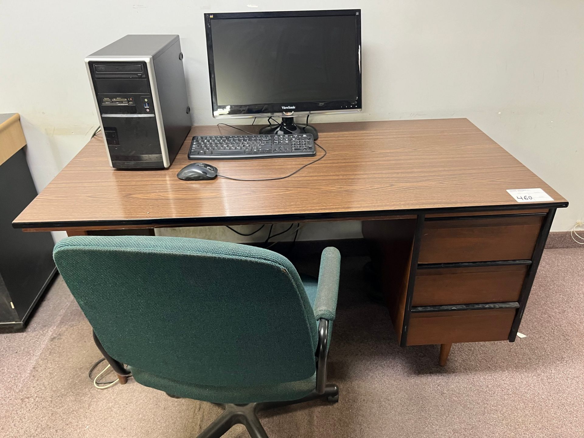 OFFICE FURNITURE W/ COMPUTER