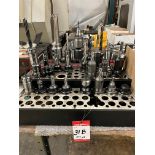 LOT OF ASST. CAT TOOL HOLDERS W/ ATTACHMENTS