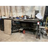 LOT OF (3) ASST. WELDING TABLES / BENCHES W/ LOOSE CONTENTS