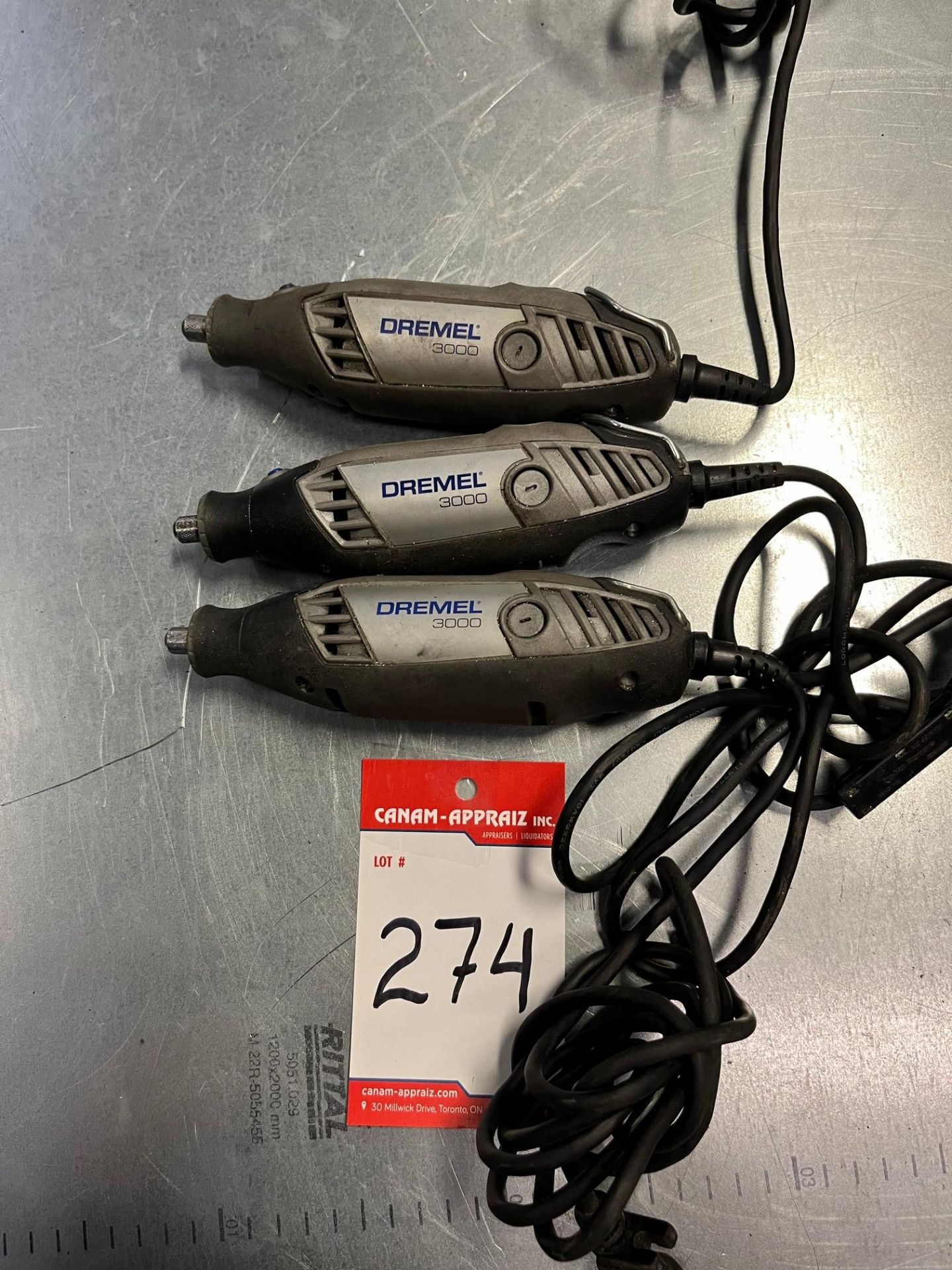 LOT OF DREMEL 3000 ROTARY TOOLS