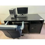 OFFICE FURNITURE W/ COMPUTER