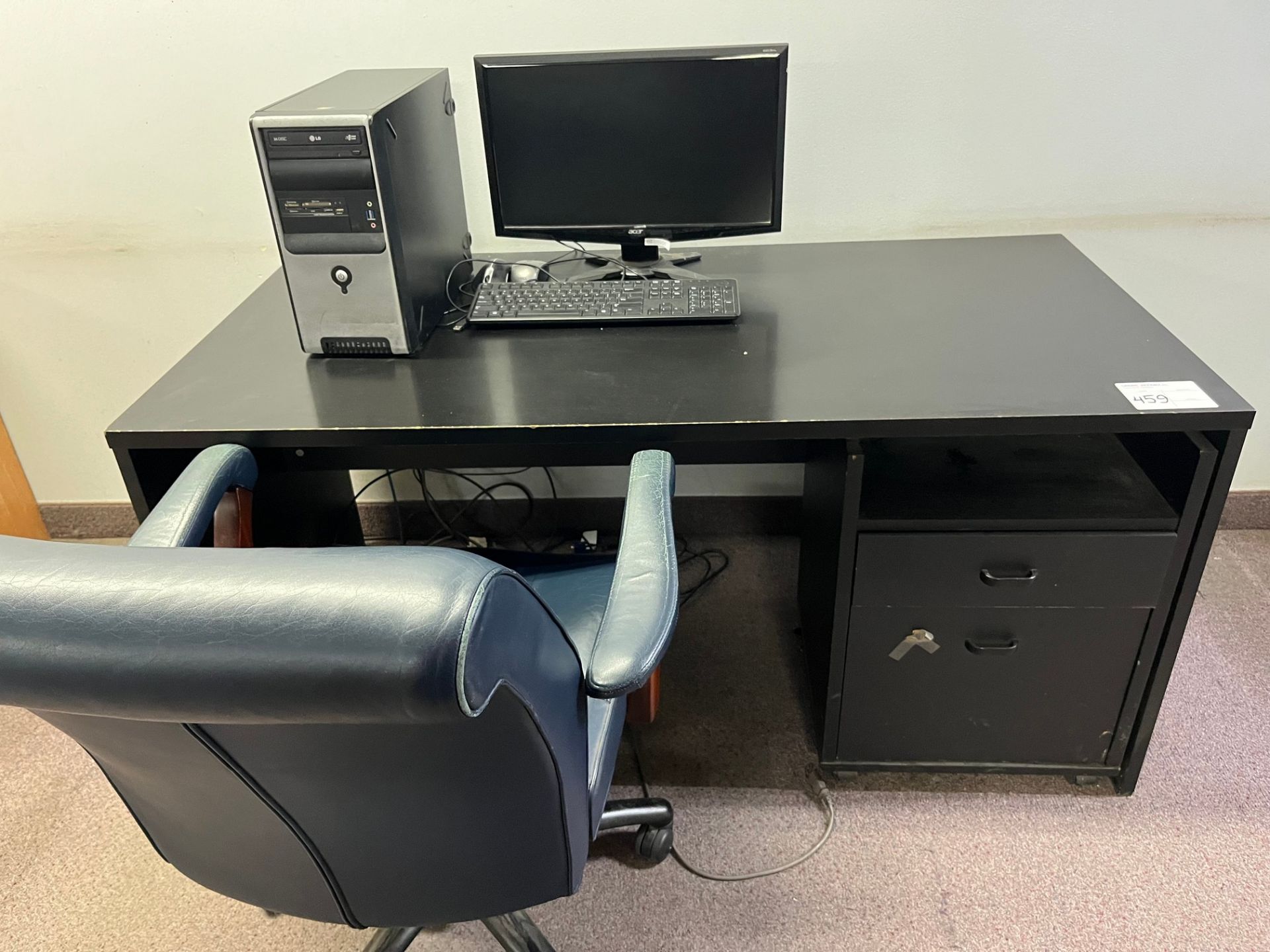 OFFICE FURNITURE W/ COMPUTER