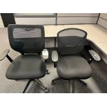 LOT OF (2) OFFICE CHAIRS