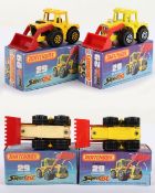 Two Matchbox Lesney Superfast MB-29 Tractor Shovel Boxed Models
