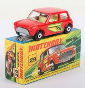 Matchbox Lesney Superfast MB-29 Racing Mini with RED body