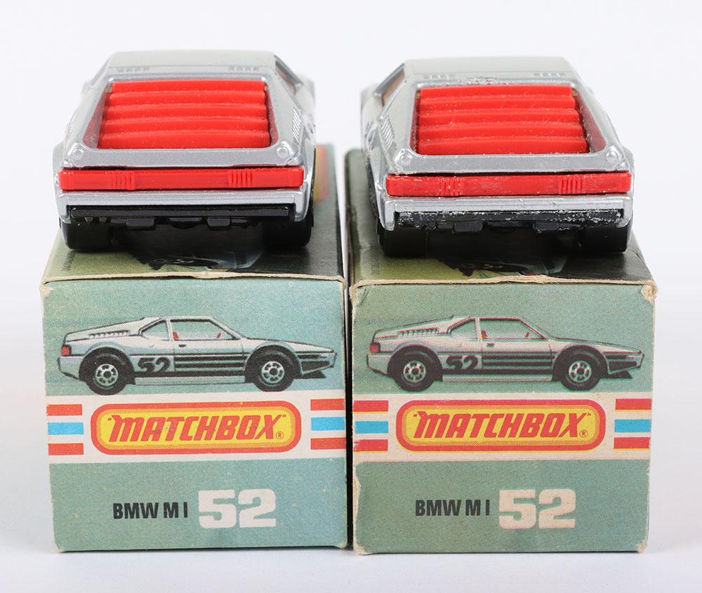 Two Matchbox Lesney Superfast MB-52 BMW MI,Boxed Models - Image 6 of 6