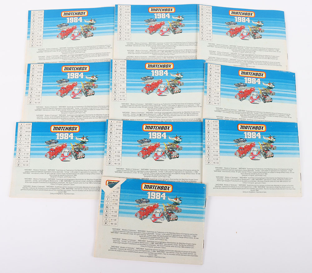 30 x Matchbox 1984 Collectors Catalogues - Image 6 of 6