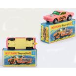 Matchbox Lesney Superfast MB-8 Wild Cat Dragster, PINK body with scarce YELLOW base