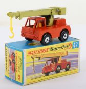 Matchbox Lesney Superfast MB-42 Iron fairy Crane, Transitional model