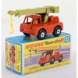 Matchbox Lesney Superfast MB-42 Iron fairy Crane, Transitional model