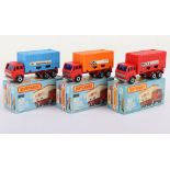 Three Matchbox Lesney Superfast MB-42 Container Truck Boxed Models