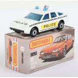 Matchbox Lesney Superfast MB-8 Rover 3500 with WHITE body and POLICE prints