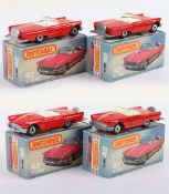 Two Matchbox Lesney Superfast MB-42 ’57 T-Bird Boxed Models