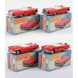 Two Matchbox Lesney Superfast MB-42 ’57 T-Bird Boxed Models