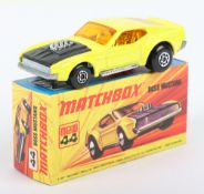 Matchbox Lesney Superfast MB-44 Boss Mustang with Yellow body