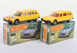 Two Matchbox Lesney Superfast Citroen CX Boxed Models