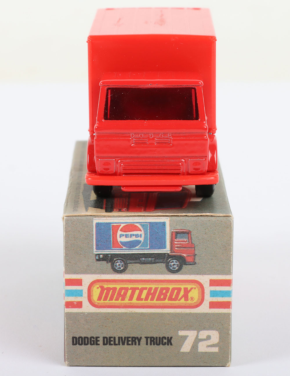 Matchbox Lesney Superfast MB-72 Dodge Delivery Truck with RED KIT KAT body - Image 3 of 5