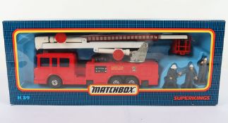 Matchbox Superkings K39 E.R.F. County Fire Department Simon Snorkel Fire Engine