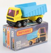 Matchbox Lesney Superfast MB-50 Articulated Truck with rarer LIGHT LEMON paintwork