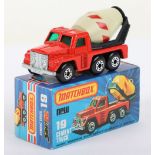 Matchbox Lesney Superfast MB-19 Cement Truck with rare GREY barrel