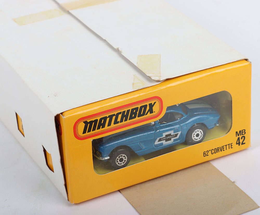 Japanese Matchbox Superfast Trade Pack of six MB-42 Corvette 62 Blue ‘Chevrolet’ - Image 3 of 3