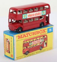 Matchbox Lesney MB-5 London Bus with scarce F Box variation