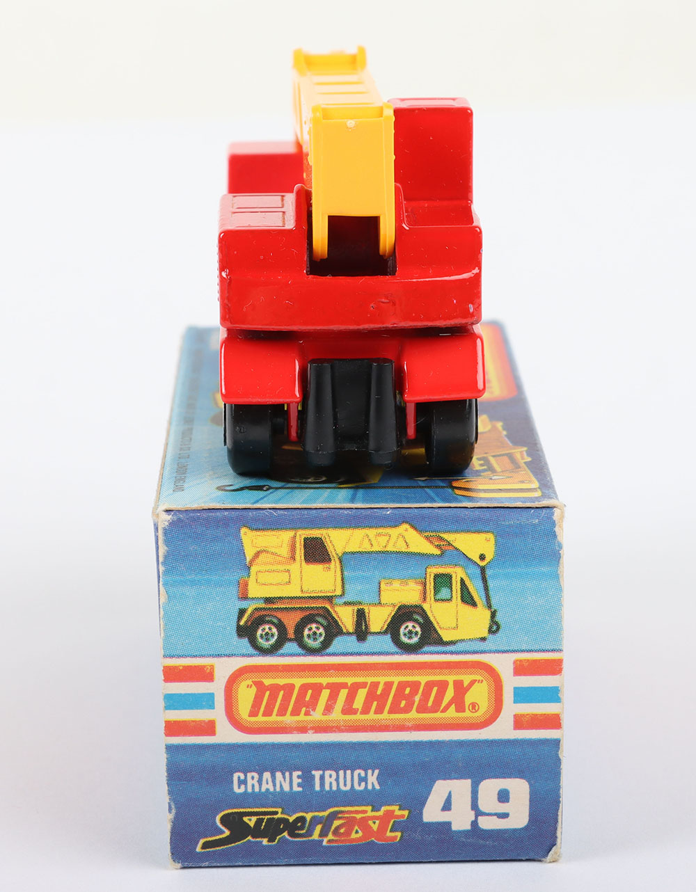 Matchbox Lesney Superfast MB-49 Crane Truck with RED body - Bild 4 aus 5