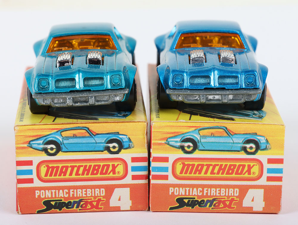 Two Matchbox Lesney Superfast Pontiac Firebird Boxed Models - Image 3 of 5