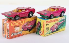 Two Matchbox Lesney Superfast MB-39 Clipper, 2 Boxed Models
