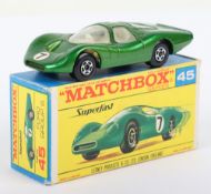 Matchbox Lesney Superfast MB-45 Ford Group 6 with ROUND 7 label and rarer F box