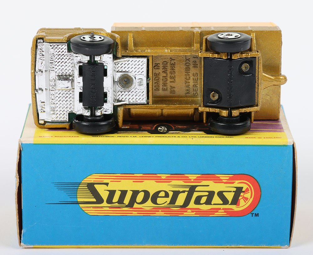 Matchbox Lesney Superfast MB-1 Mercedes Truck with THIN 4-Spoke wheels - Image 5 of 5