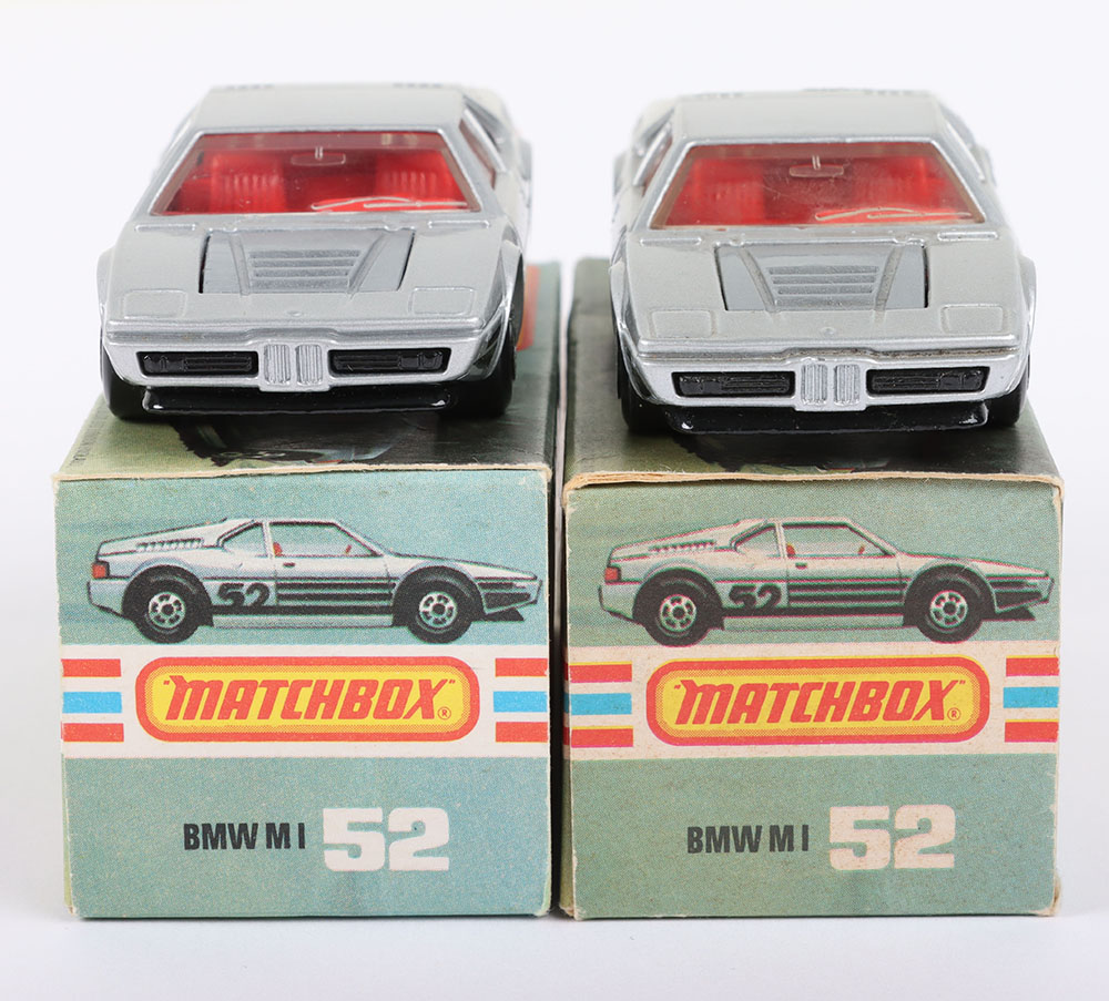 Two Matchbox Lesney Superfast MB-52 BMW MI,Boxed Models - Image 5 of 6