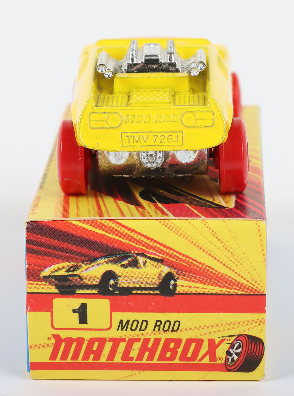 Matchbox Lesney Superfast MB-1 Mod Rod with scarce RED wheels - Bild 4 aus 5