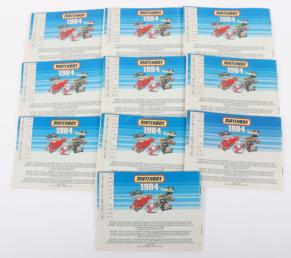 30 x Matchbox 1984 Collectors Catalogues - Image 4 of 6