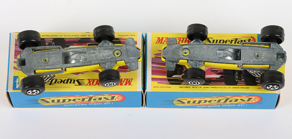 Two Matchbox Lesney Superfast MB-34 Formula 1 Racing Car Boxed Models - Image 5 of 5