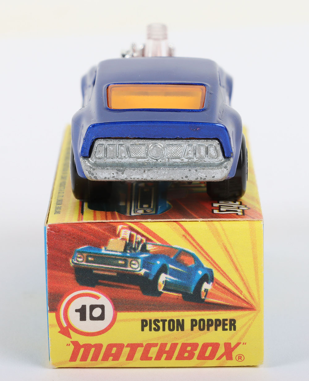 Matchbox Lesney Superfast MB-10 Piston Popper with rare SILVER painted base - Image 5 of 7