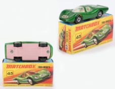 Matchbox Lesney Superfast MB-45 Ford Group 6 with PINK BASE