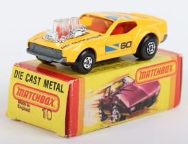 Matchbox Lesney Superfast MB-10 Piston Popper with hard to find YELLOW body & MACH 1 PISTON POPPER 6