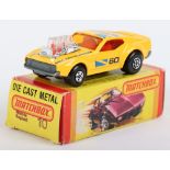 Matchbox Lesney Superfast MB-10 Piston Popper with hard to find YELLOW body & MACH 1 PISTON POPPER 6