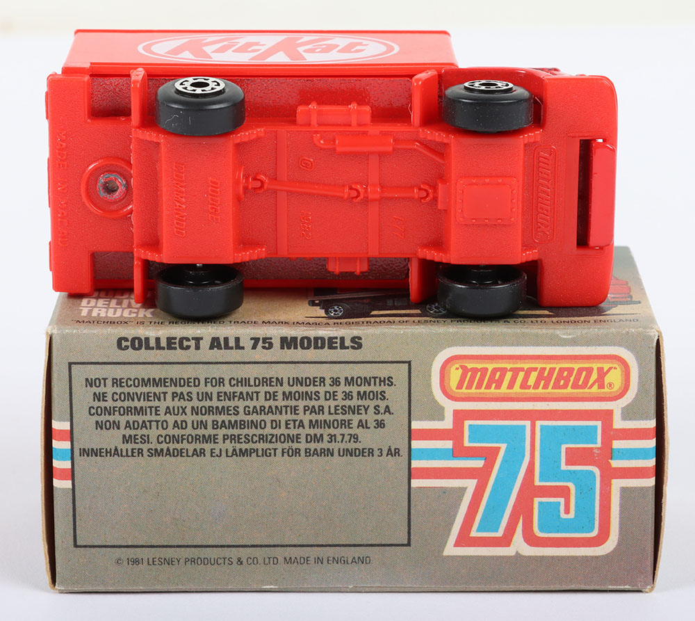 Matchbox Lesney Superfast MB-72 Dodge Delivery Truck with RED KIT KAT body - Image 5 of 5