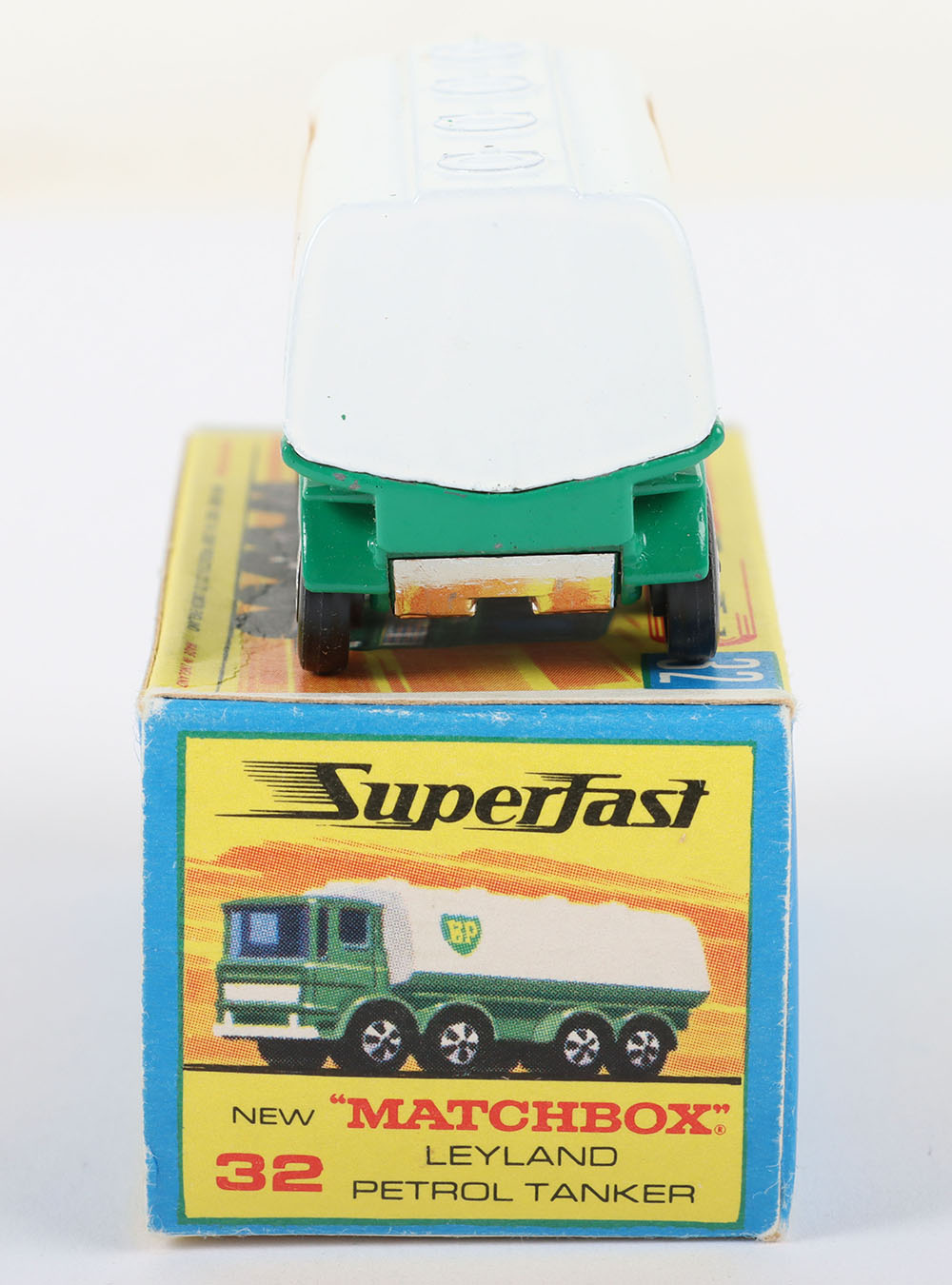 Matchbox Lesney Superfast MB-32 Leyland Petrol Tanker, Transitional model - Image 5 of 6