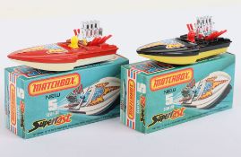 Two Matchbox Lesney Superfast MB-5 Seafire Boxed Models