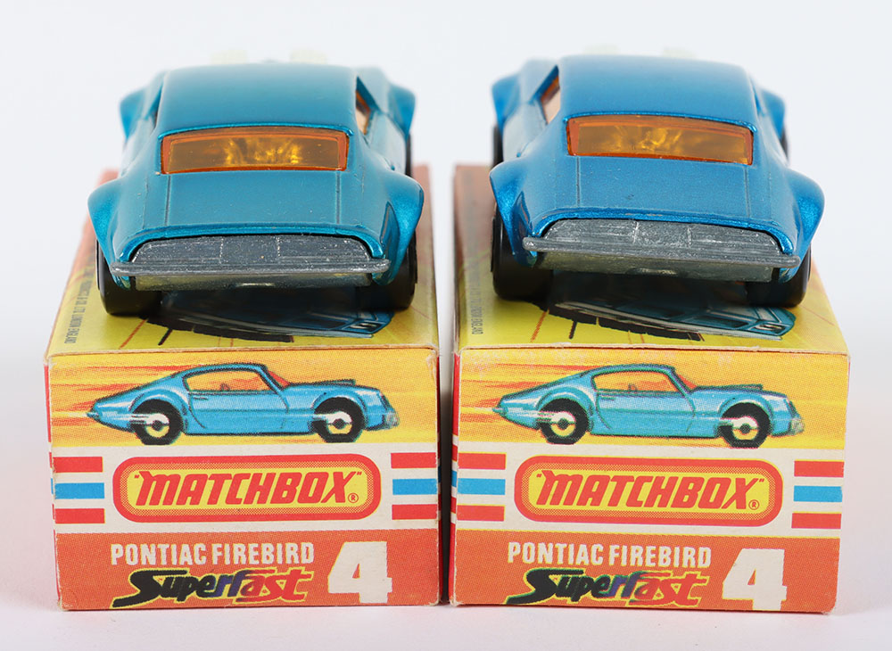 Two Matchbox Lesney Superfast Pontiac Firebird Boxed Models - Image 4 of 5