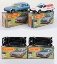 Two Matchbox Lesney Superfast Citroen CX Boxed Models