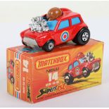 Matchbox Lesney Superfast MB-14 Mini HA-HA with rarer DARK Red Body