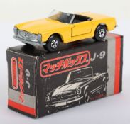 Matchbox Lesney Superfast MB-27 Mercedes 230 SL with BRIGHT Yellow body