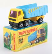 Matchbox Lesney Superfast MB-50 Articulated Truck with scarce 5-SPOKE front wheels on Cab